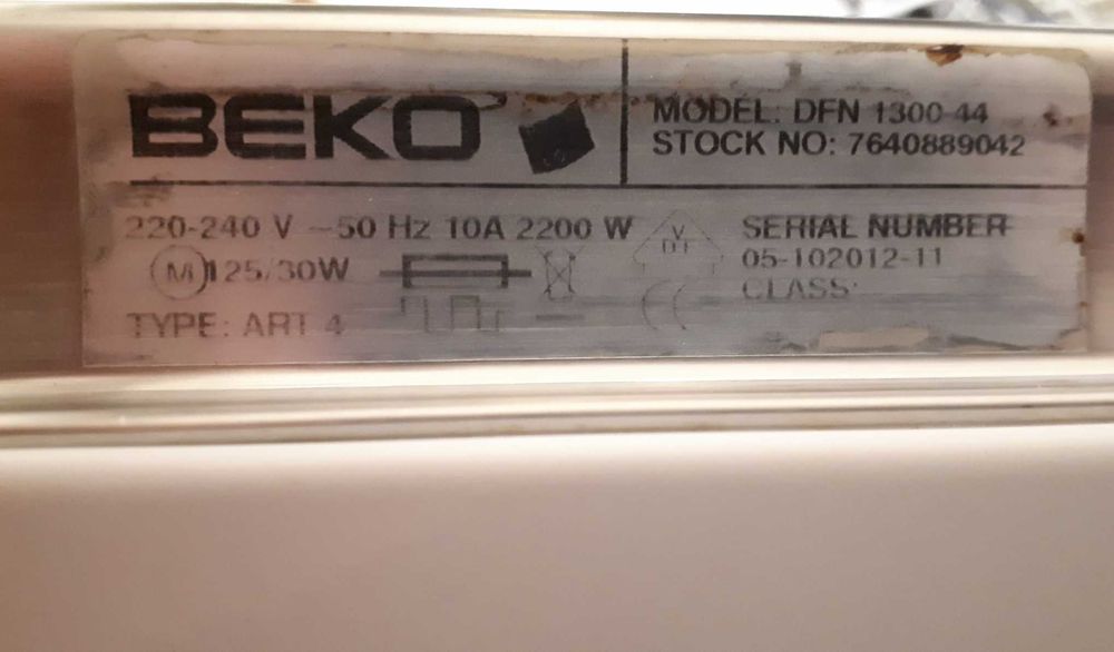 Zmywarka BEKO DFN1300-44. Na części