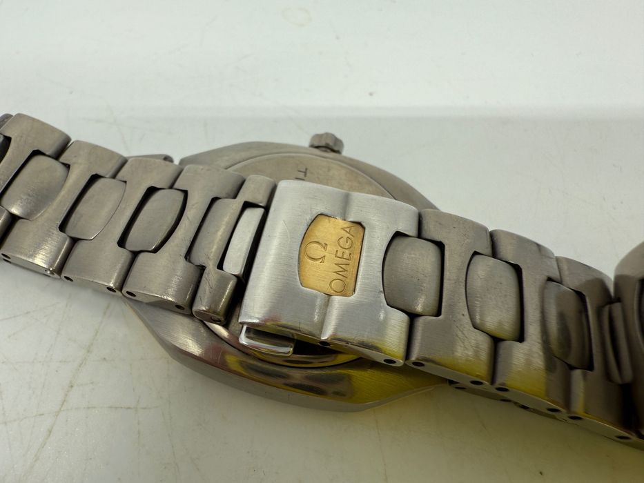 Omega Seamaster Tytan kwarc złoto.