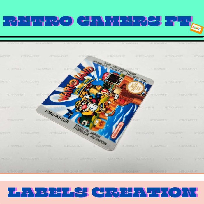 Wario Land - Label de reposição