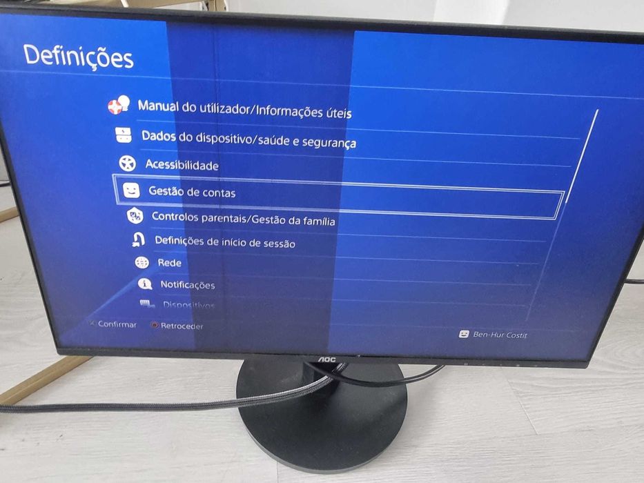 Monitor AOC 24B3HA2 Não funciona