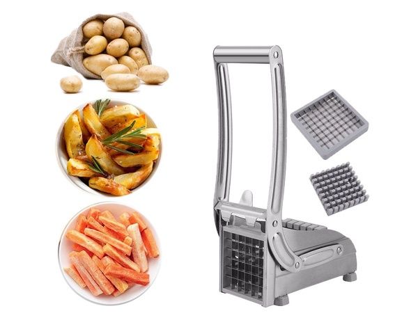 Krajalnica do frytek maszynka do ziemniaków kartofli duża stalowa nóżk