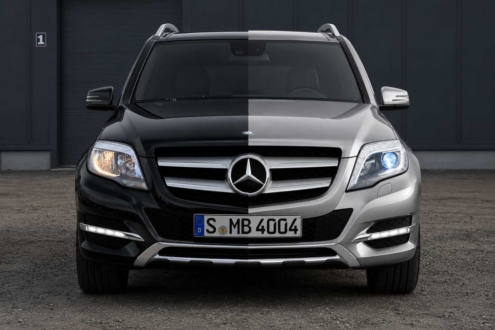 Фара mercedes glk x204 w204 фары глк 204 ЗАМЕНА ГАЛОГЕНА оптика передние фари ксенон