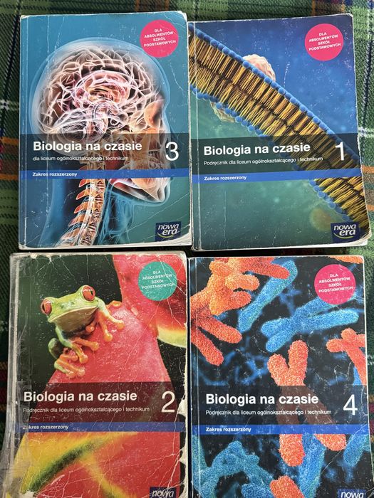 podreczniki biologia na czasie caly komplet