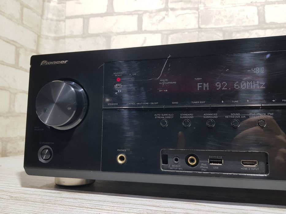 Пульт!7.1AV Ресивер Pioneer VSX-1021-K. 7*150 Ват! USB , HDMI