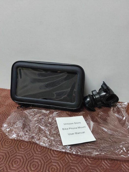 Suporte telemóvel impermeável para mota ou bicicleta