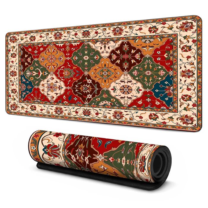 Игровой коврик XXL 40×90см | Premium качество | Водостойкий | Прошитый край (Разные дизайны)