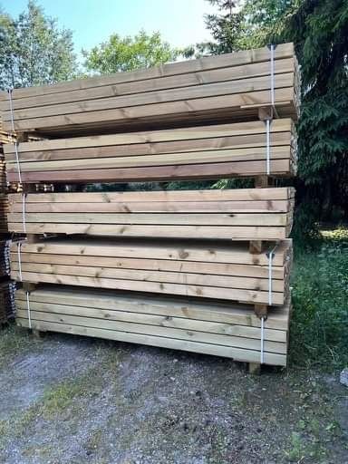 Słupki słupek drewniany 9x9 270cm