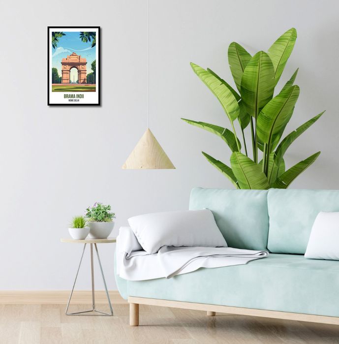 Plakat 30x45cm Brama Indii