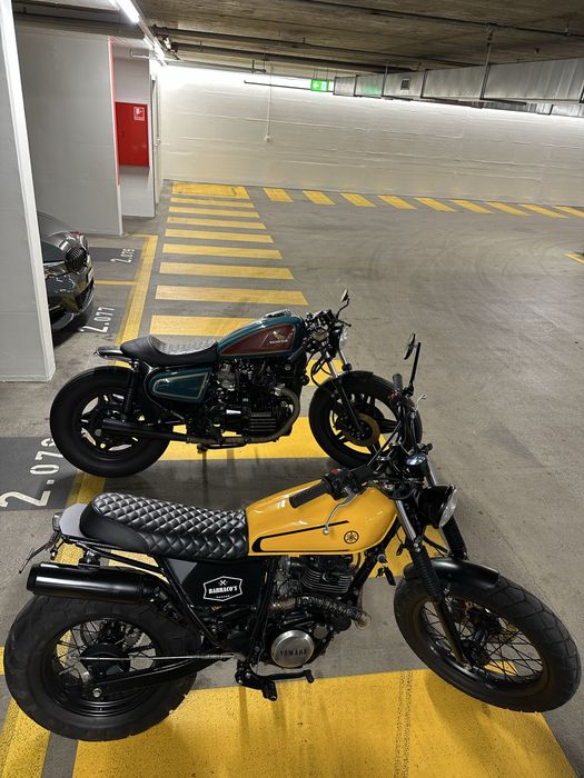 Yamaha TW 125 transformada cafe recer