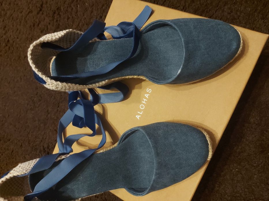 Espadryle na koturnie