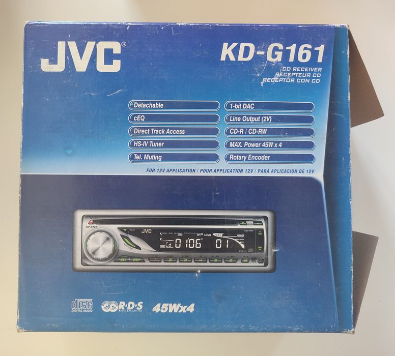 Radio samochodowe JVC
