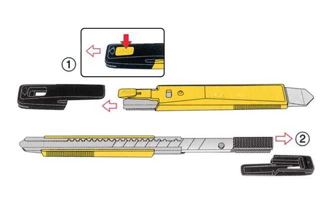 Nóż z Ostrzem Segmentowym 12,5 mm OLFA MT-1