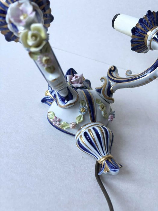 Piękny porcelanowy kinkiet Capodimonte?