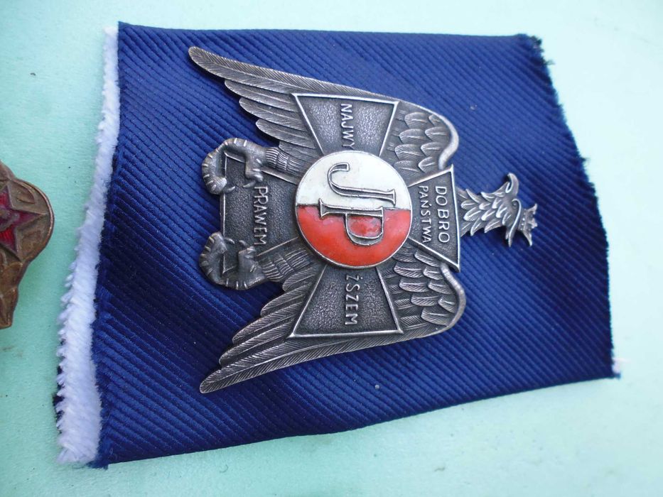 przedwojenna odznaka policja Warszawa