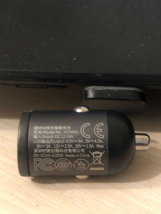 зарядка для телефона от прикуривателя Baseus на 30W разъем USB Type-A