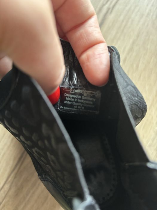 Botki buty skórzane damskie na obcasie Ara 38