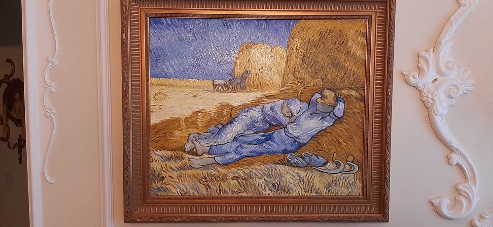 Vincent Van Gogh  ..Wiejska Drzemka olej na płótnie
