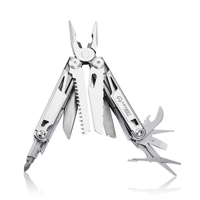Multitool AZYMUT Giewon - 14 narzędzi + kabura do pasa