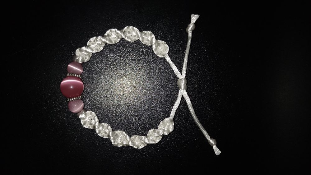 Bransoletka regulowana koralik