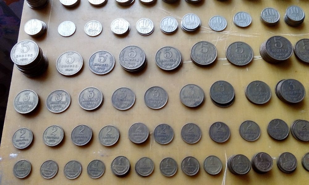 Продам монеты СССР в хорошем состояние с копилки