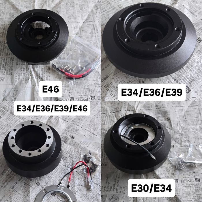 Переходник на руль спортивный проставка BMW E30 Е36 Е46 тонкий