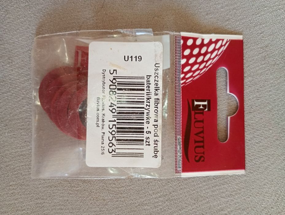 uszczelka fibrowa pod śrubę baterii/krzywkę 5 szt. nowe