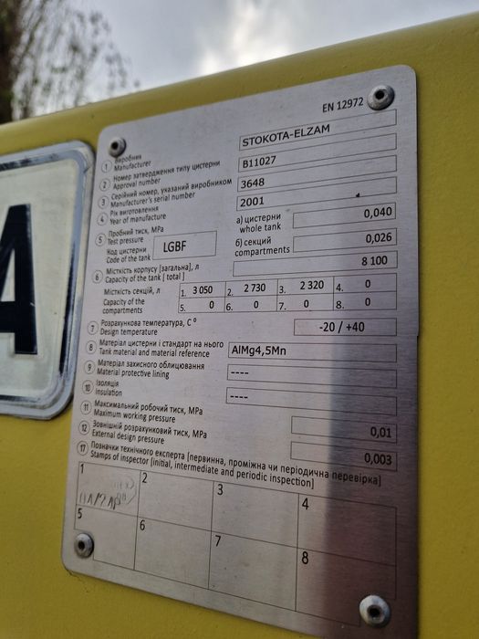 DAF CF85 2009 год бензовоз