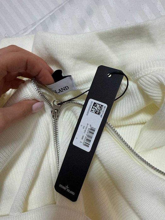 Кардиган зіп Stone Island /в'язана кофта на замку стоун айленд/зипка
