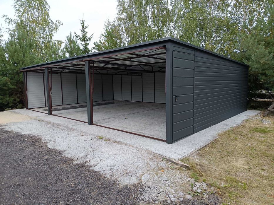 Garaż blaszany garaże blaszane 9x5 7x5 6x6 5x7 Rus- stal profil poziom
