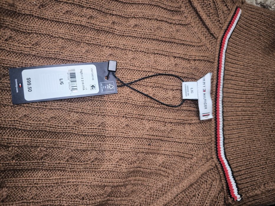 Свитер Tommy Hilfiger L-XL 48-50-52 с шерстю и кашемиром