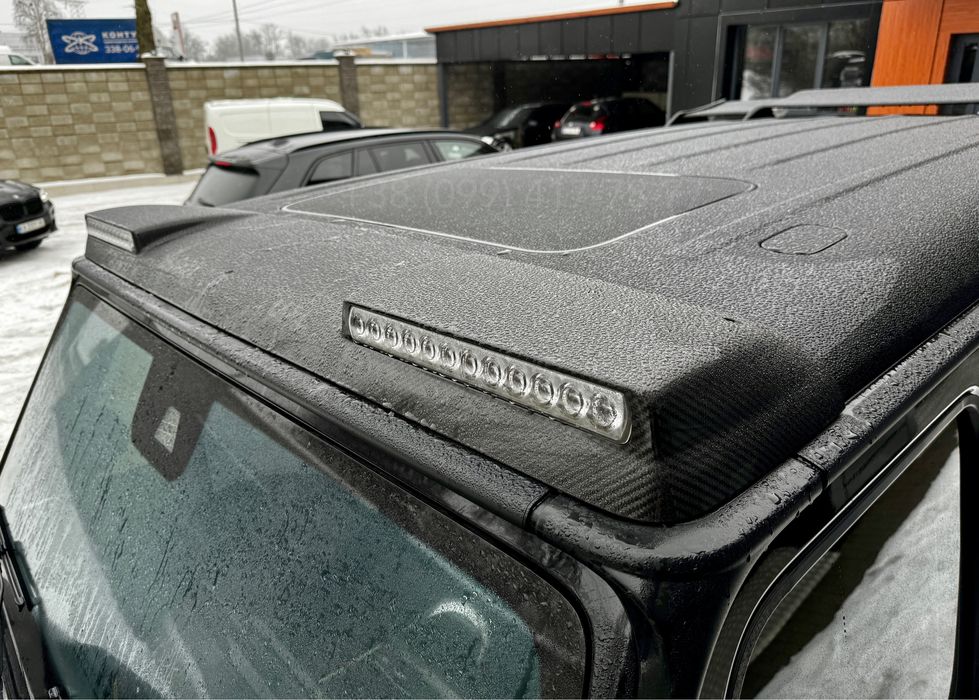 Люстра карбон на крышу BRABUS Mercedes W463A W464 G63 G500 Козырек