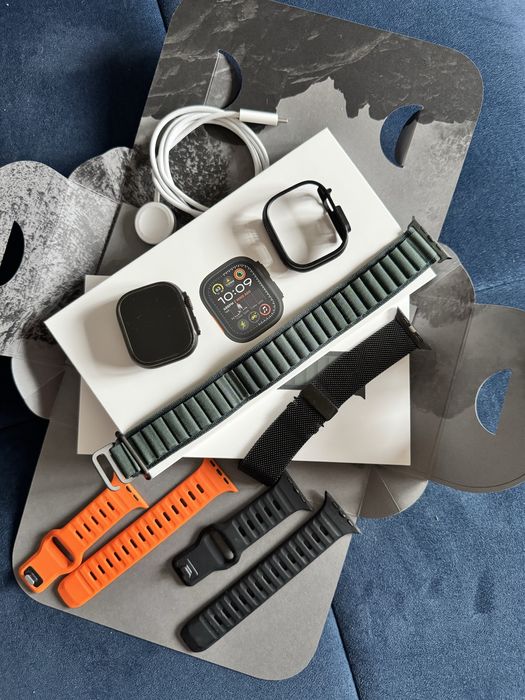 Apple Watch Ultra2 czarny.Stan Idealny !!!