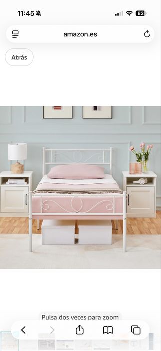 Cama solteiro com colchão