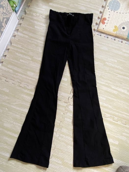 Штани  стрейчеві кльош  джинси для вагітних