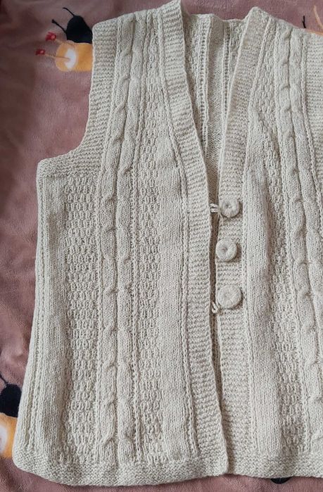 Kamizelka owcza wełna