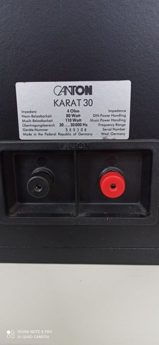 Акустика (колонки)  Canton Karat 30 | Hi-Fi | Made in West Germany