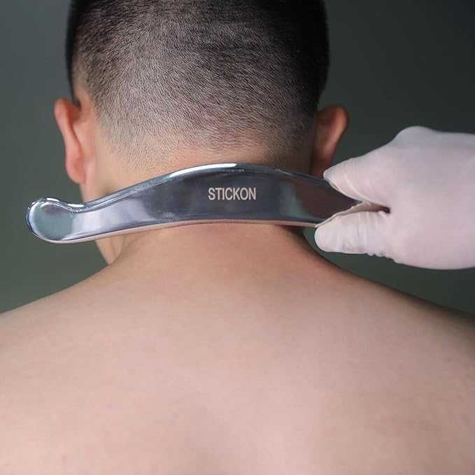 Zestaw do Masażu JustSun Gua Sha Skrobak do Tkanek Miękkich Nierdzewna