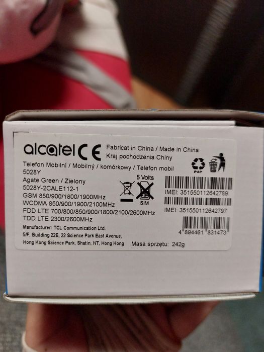 Alcatel 1s 5028y zielony