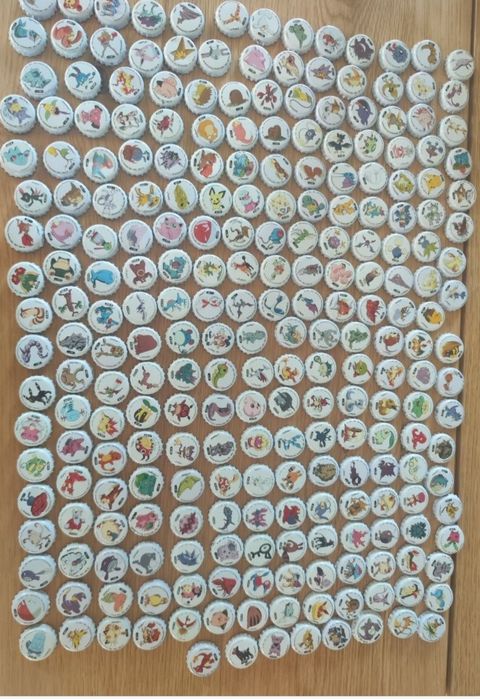 Kapsle Metalowe  Pokemon Komplet 249/249 zagraniczne mirinda
