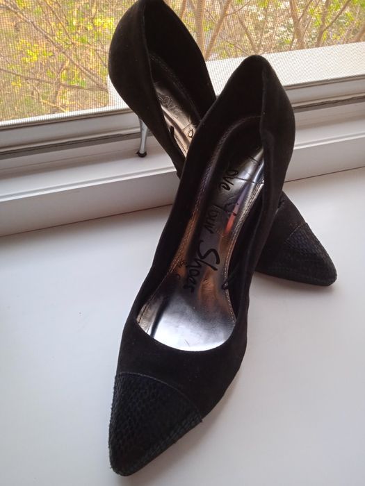 Туфли лодочки, замша 38р