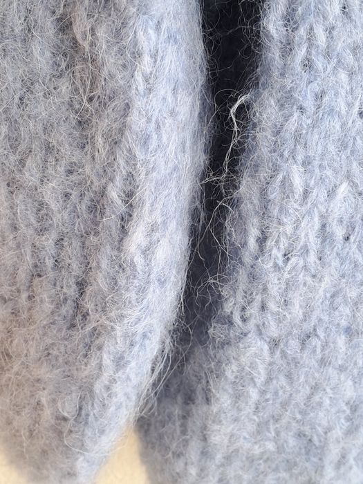 Puszysty sweter Alpaka z Merino.Handmade.