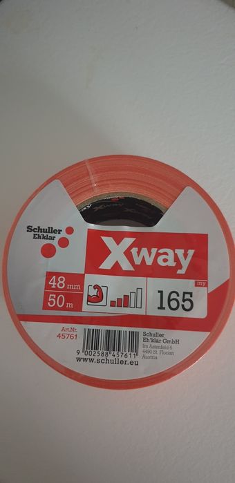 Schuller XWAY Taśma tkana tynkarska 48 X 50M POMARAŃCZOWA