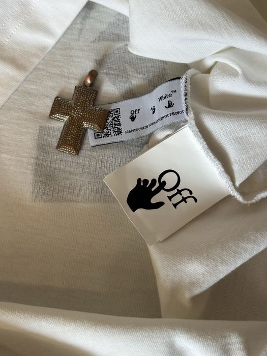 Off white weed arrows tee