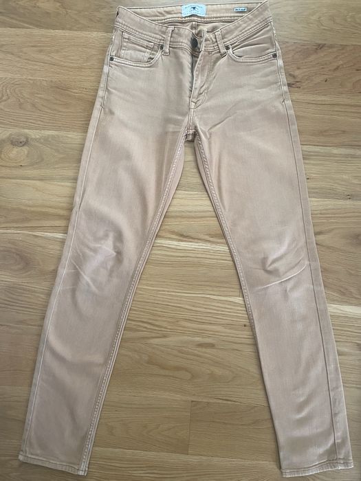 Calças de ganga skninny camel