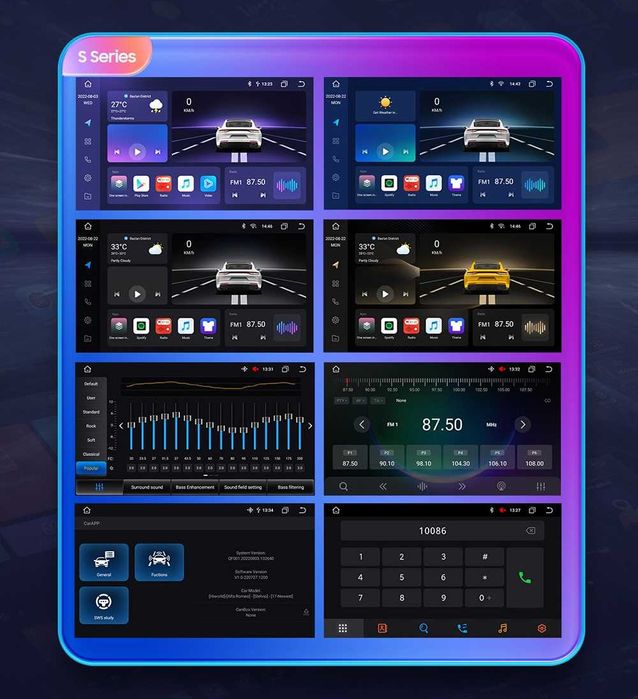 CarPlay Radio FM DAB+ Android WiFi DVD MP3 GPS Opel Astra Corsa Vectra