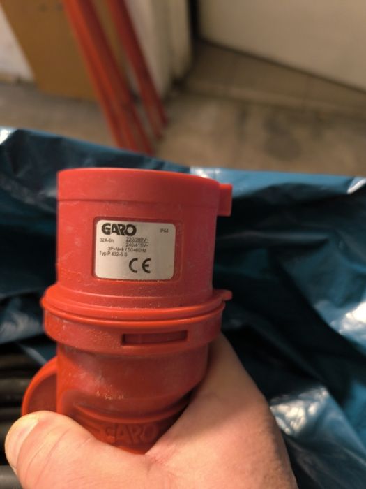 Przedłużacz,kabel siłowy 32A,5x6mm x25 mb