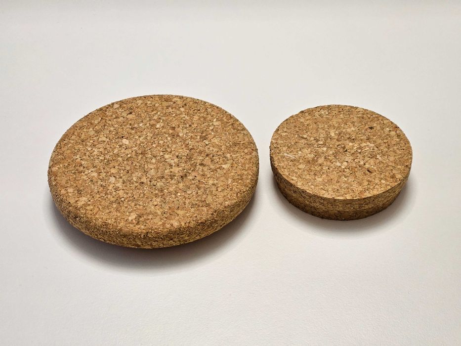 Pack 20 Discos / Tampas de cortiça redondas