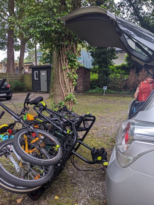 Bagażnik rowerowy na hak, 4 rowery, Inter pack,