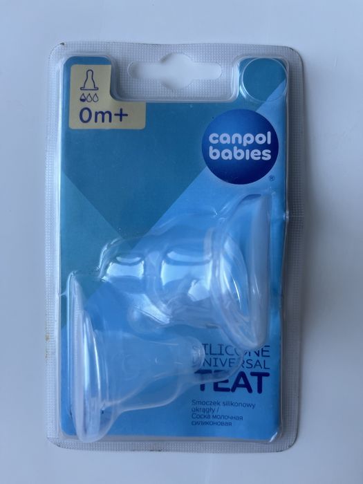 Змінна соска молочна силіконова canpol babies