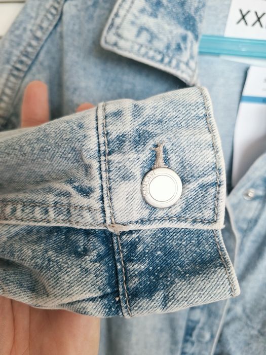 Kurtka jeansowa bomber dzinsowa bomberka xxl plus size oversize